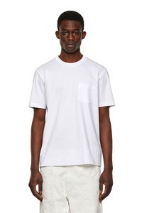 Cotton T-shirt with printed pocket offers at $125 in Diesel