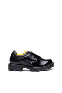 Monk-strap shoes in glossed leather offers at $255 in Diesel