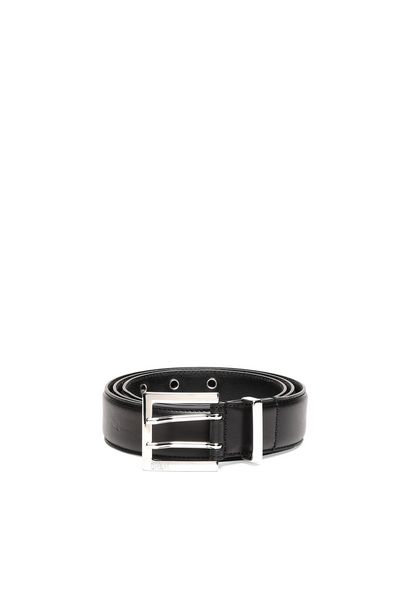 Padded leather belt with eyelets offers at $57 in Diesel