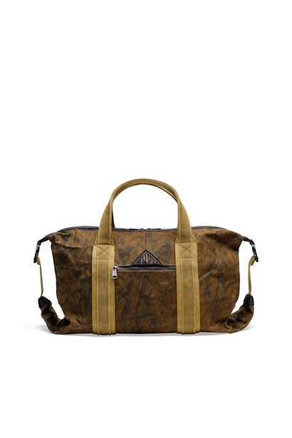 Duffle bag in treated waxed canvas offers at $245 in Diesel