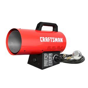 CRAFTSMAN 30,000-60,000 BTU Forced Air Propane Construction Portable Heater offers at $124.5 in Lowe's