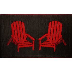 Style Selections Canada Day Adirondack Chairs plastic  Mat 3-ft x 5-ft offers at $17.99 in Lowe's