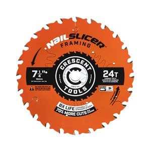 Crescent 7-1/4" 24-Tooth NailSlicer Framing Circular Saw Blade offers at $9.99 in Lowe's