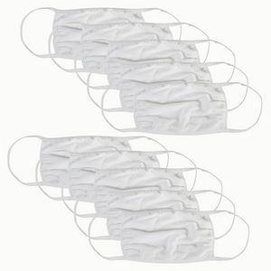 Gry Mattr 3-Ply Non-Medical Reusable Face Masks - White - 10 Pack offers at $0.97 in Staples
