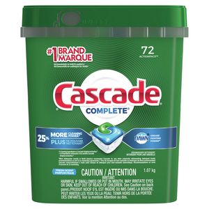 Cascade ACTIONPACS™ Complete - Fresh Scent - 72 Count per Pack offers at $24.99 in Staples