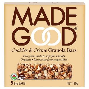 Made Good Organic Gluten Free Granola Bars - Cookies and Cream offers at $4.59 in Staples