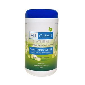 All Clean Natural Scent-Free Sanitizing Wipes - 90 Wipes offers at $3.97 in Staples