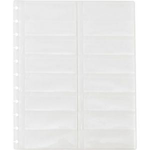 M by Staples Arc System Business Card Holders - Clear - 8-1/2" x 11" - 5 Pack offers at $0.97 in Staples