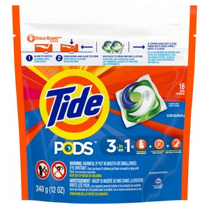 Tide PODS Laundry Detergent Liquid Pacs - Original - 16 Pacs offers at $3.97 in Staples