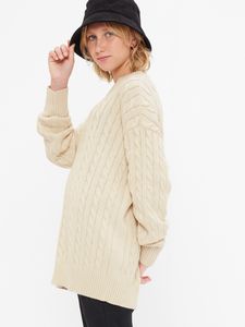 Teen 100% Organic Cotton Oversized Cable-Knit Sweater offers at $24.97 in Gap
