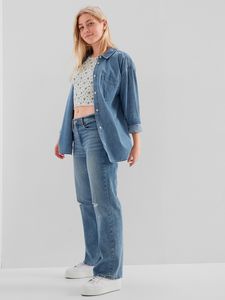 Teen Oversized Denim Shirt with Washwell offers at $19 in Gap