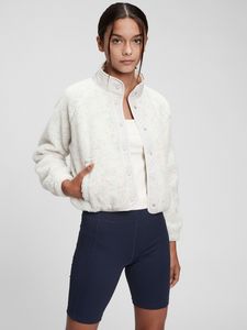 Teen Cropped Sherpa Bomber Jacket offers at $59.97 in Gap