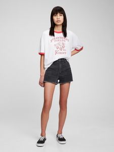 Teen Sky High Rise Denim Shorts with Washwell offers at $9.97 in Gap