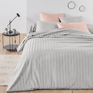 Striped 100% Cotton Satin 300 Thread Count Duvet Cover offers at $32.99 in La Redoute