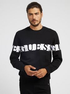 Logo print sweatshirt offers at $70 in Guess