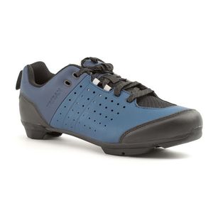 Road and Gravel Lace-Up Cycling Shoes - SPD GRVL 500 Blue/Navy offers at $60 in Decathlon