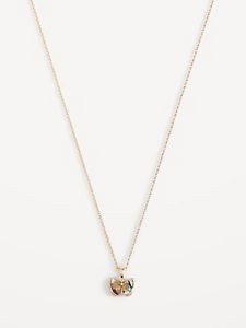 Real Gold-Plated Butterfly-Pendant Necklace for Women offers at $11 in Old Navy