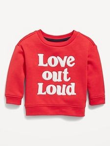 Unisex Valentine's Day Sweatshirt for Baby offers at $14 in Old Navy