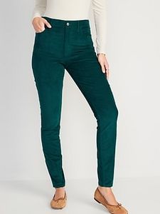 High-Waisted Rockstar Super-Skinny Corduroy Pants for Women offers at $37.97 in Old Navy