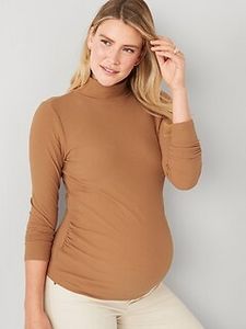 Maternity Fitted Turtleneck Top offers at $14.97 in Old Navy