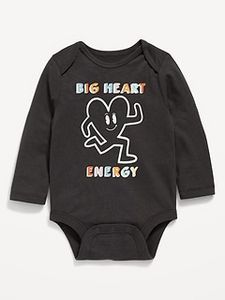 Unisex Matching Valentine's Day Long-Sleeve Bodysuit for Baby offers at $5.97 in Old Navy