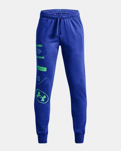 Boys' UA Rival Fleece Wordmark Joggers offers at $30.97 in Under Armour
