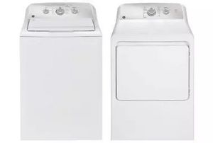 General Electric Washer Dryer Set offers at $1198 in Surplus Furniture