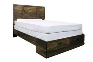 Montana Queen Storage Bed offers at $598 in Surplus Furniture