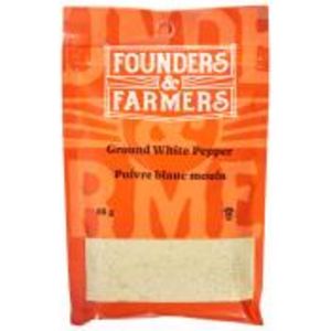 Founders & Farmers Ground White Pepper offers at $2.49 in Calgary Co-op