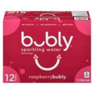 Bubly Raspberry Sparkling Water offers at $5.49 in Calgary Co-op