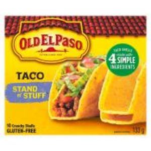 Old El Paso Taco Stand n' Stuff 10 Crunchy Shells offers at $3 in Calgary Co-op