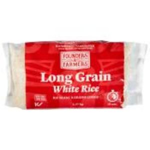 Founders & Farmers Long Grain White Rice offers at $6 in Calgary Co-op