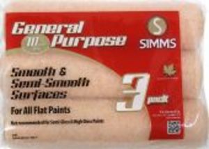 Simms General Purpose 9-1/2" Polyester Fabric Roller Sleeve - 3pk offers at $3.97 in KMS Tools