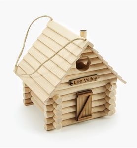 Log Cabin Birdhouse Kit offers at $47.5 in Lee Valley Tools