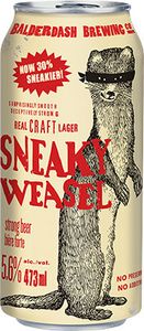 BALDERDASH BREWING - SNEAKY WEASEL CRAFT LAGER TALL CAN offers at $1.99 in BC Liquor Stores