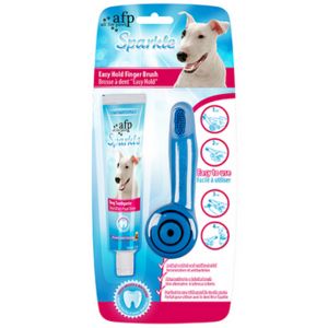 AFP Sparkle Palm Assisted Finger Brush; Peanut Butter offers at $14.48 in Petland