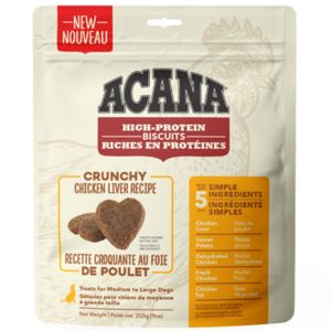 Acana High-Protein Crunchy Chicken Liver Recipe Dog Biscuits offers at $11.97 in Petland