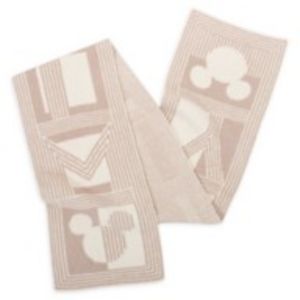 Mickey Mouse CozyChic® Scarf by Barefoot Dreams – Beige offers at $60 in Disney Store