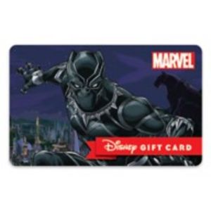 Black Panther Disney Gift Card offers at $25 in Disney Store