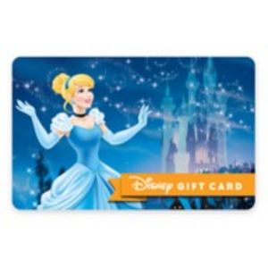 Cinderella Disney Gift Card eGift offers at $25 in Disney Store