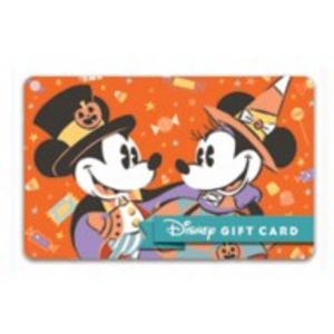 Halloween Disney Gift Card offers at $25 in Disney Store