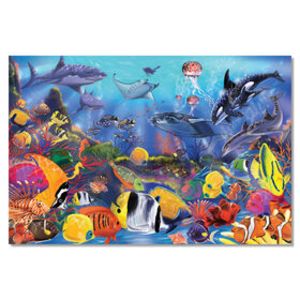 Melissa & Doug Underwater Ocean Floor Puzzle - 48 pieces - 60.96cm x 91.44cm offers at $14.98 in Toys R us