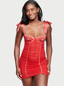 Wicked Open-Cup Ruched Slip offers at $58.31 in Victoria's Secret