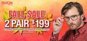 Hakim Optical offer | Fall Sale 2 Pair $ from only 199 | 2022-10-28 - 2022-11-30